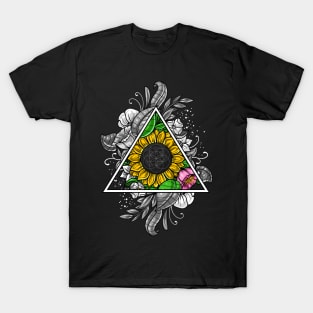 Sunflower Flower Of Life T-Shirt